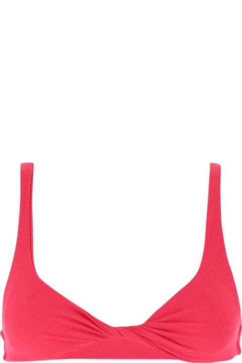 Swimwear for Women The Attico Fuchsia Stretch Nylon Bikini Top