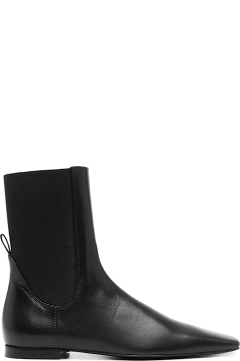 Totême أحذية برقبة لـ السيدات Totême Leather Chelsea Boots