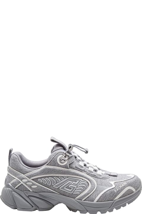 Homeware Balmain Balmain Cosmic Dust Pile Sneakers Color Grey/white