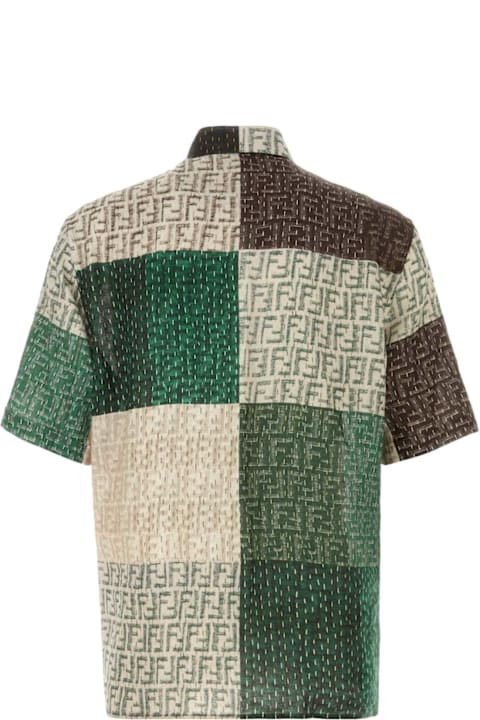 Fashion for Men Fendi Multicolor Linen Shirt