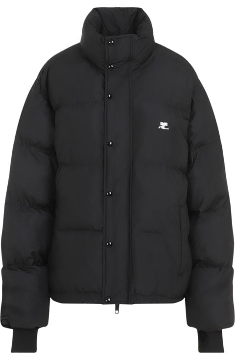 Courrèges for Kids Courrèges Logo Quilted Down Jacket
