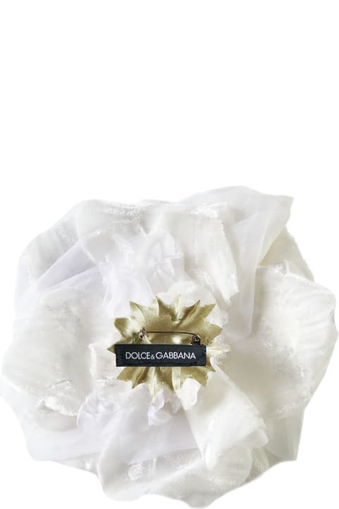 メンズ Dolce & Gabbanaのブローチ Dolce & Gabbana Flower Brooch