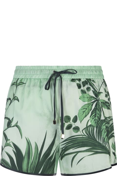 Fashion for Women For Restless Sleepers Flowers Green Alie Shorts