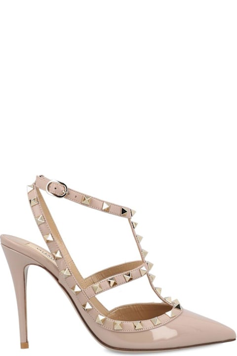 Valentino أحذية لـ السيدات Valentino Garavani Rockstud Pointed Toe Caged Pumps