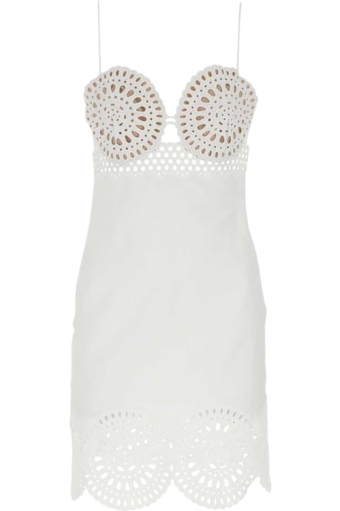 Fashion for Women Stella McCartney White Linen Blend Mini Dress