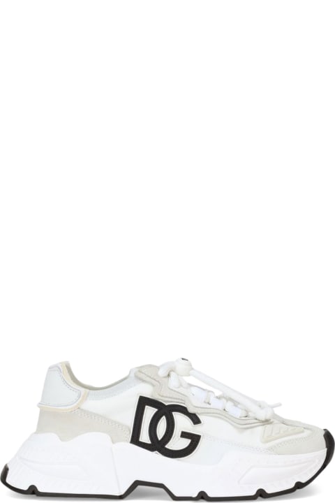 Shoes for Kids Dolce & Gabbana Low Cro+ny+gom+v.nap White Sneaker