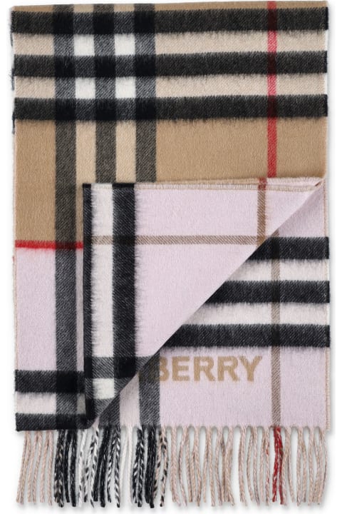 Fashion for Men Burberry London Contrast Check Cashmere Scarf