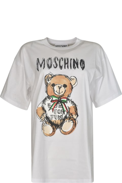 Moschino Topwear for Women Moschino Logo Printed T-shirt