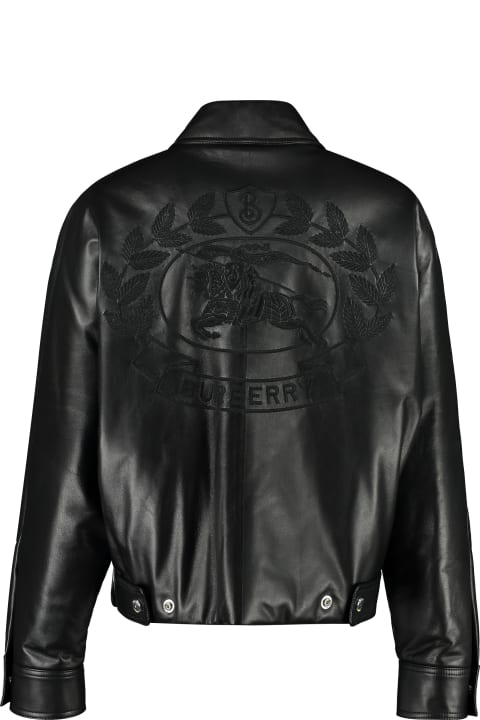 Homeware Burberry Lambskin Bomber Jacket