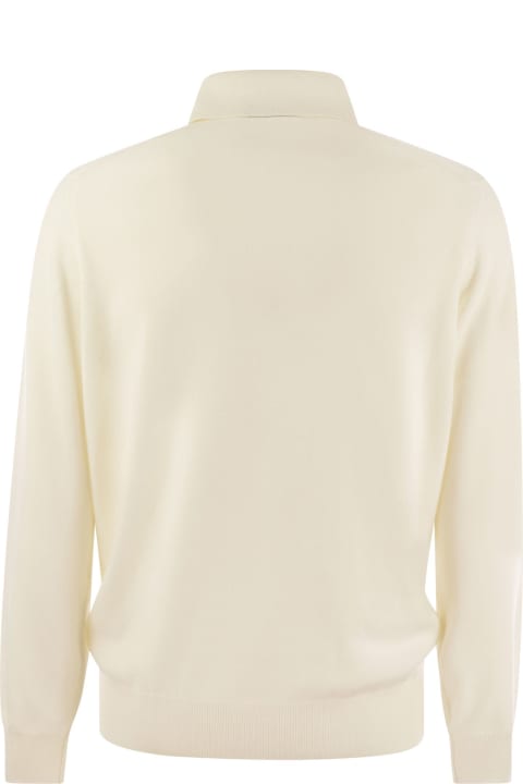 Brunello Cucinelli Sweaters for Men Brunello Cucinelli Cashmere Polo Neck Sweater