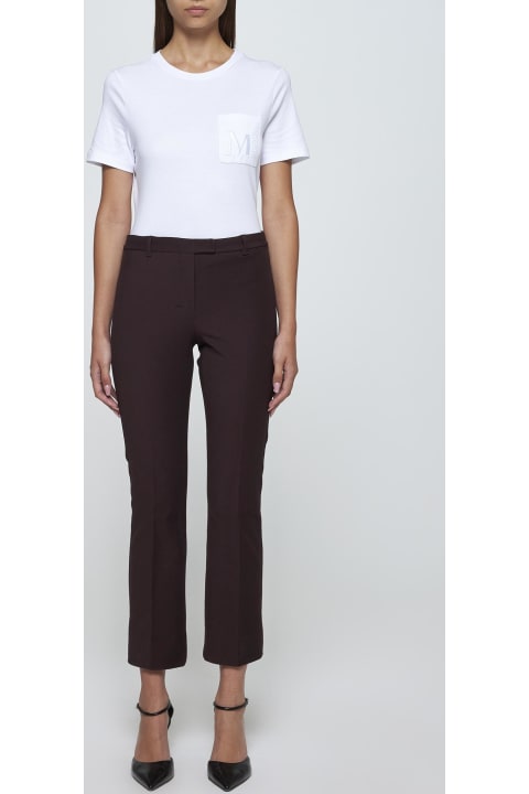 'S Max Mara Clothing for Women 'S Max Mara Umanita Cotton-blend Trousers