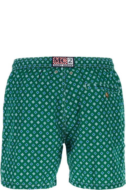 Fashion for Men MC2 Saint Barth Printed Polyester Swimming Shorts