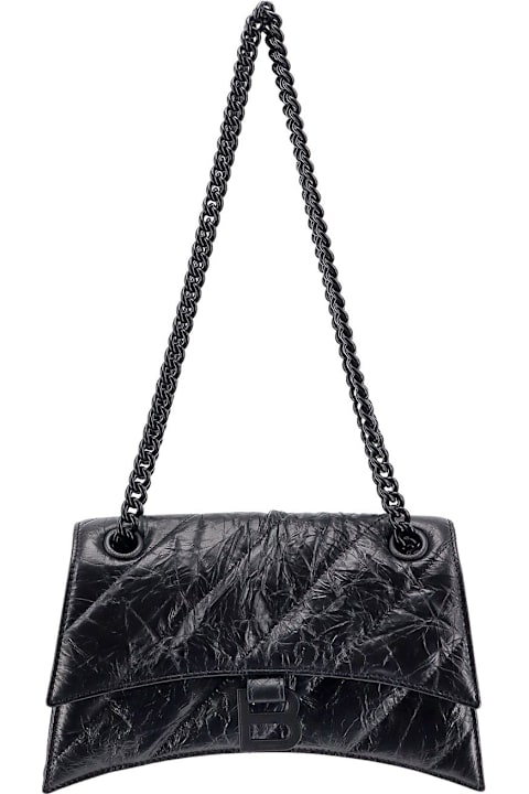 Fashion for Women Balenciaga Crush Monogrammed Shoulder Bag