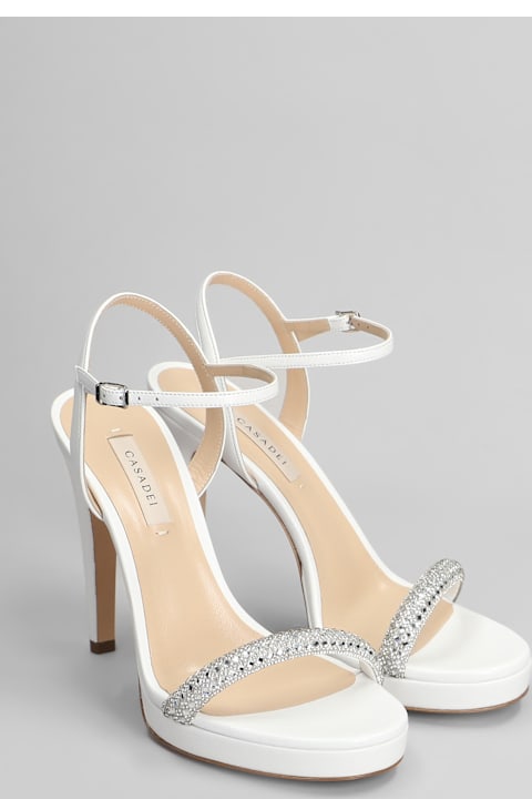 Casadei for Women Casadei Sandals In White Leather