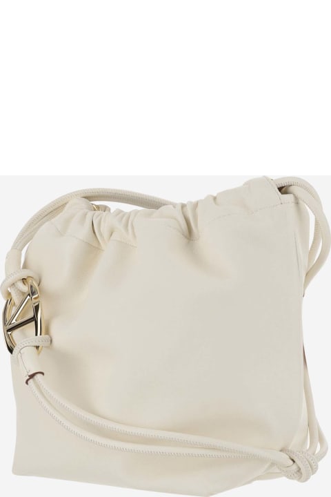 Valentino Garavani Bags for Women Valentino Garavani Vlogo Pouf Pouch Bag In Nappa Leather