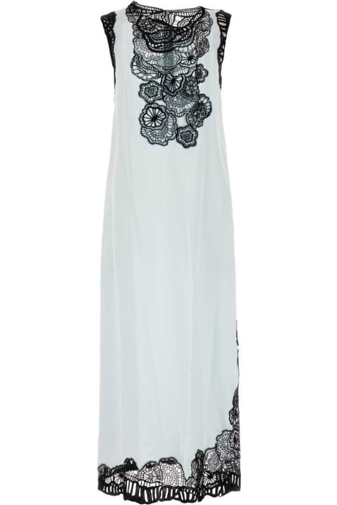 ウィメンズ Jil Sanderのワンピース＆ドレス Jil Sander Floral-lace Sleeveless Midi Dress