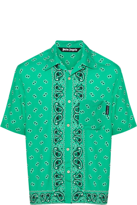 Clothing Sale for Men Palm Angels Palm Angels Shirts Green