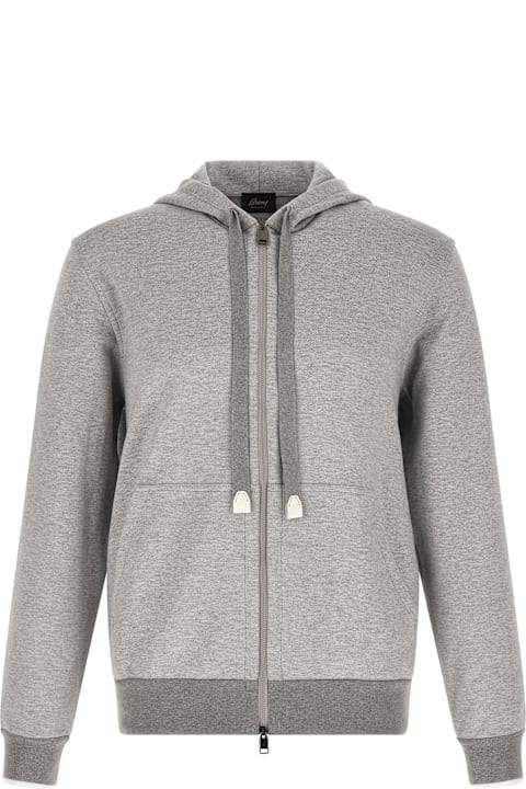 Homeware Brioni Piquet Cotton Hoodie