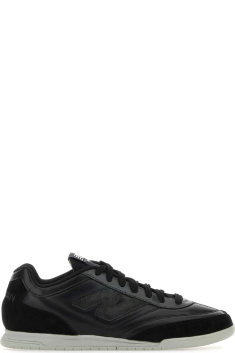 أدوات منزلية Junya Watanabe Black Leather Junya Watanabe X New Balance Sneakers