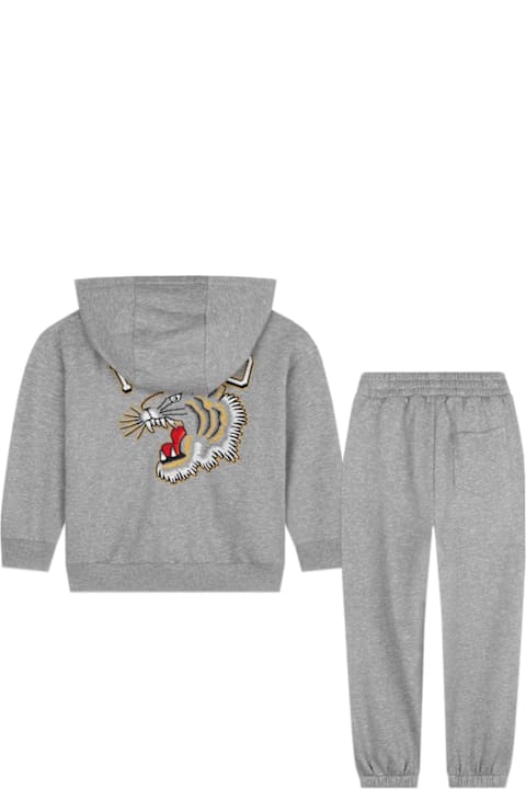 Kenzo for Kids Kenzo Tiger-motif Zip-up Hooded Tracksuit