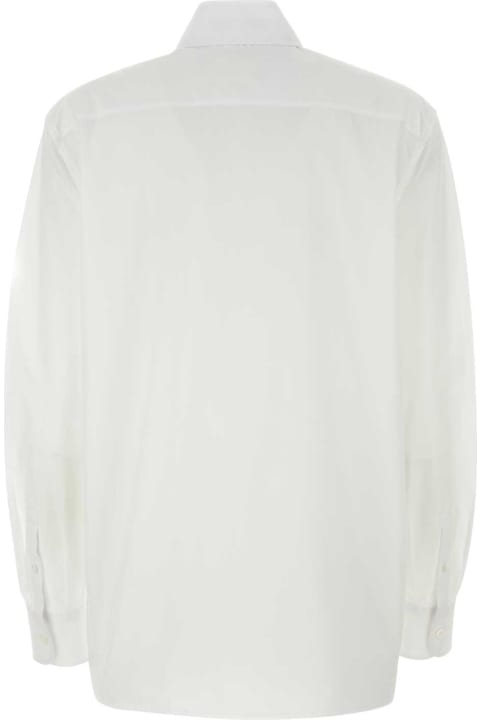 Prada Clothing for Women Prada White Poplin Shirt