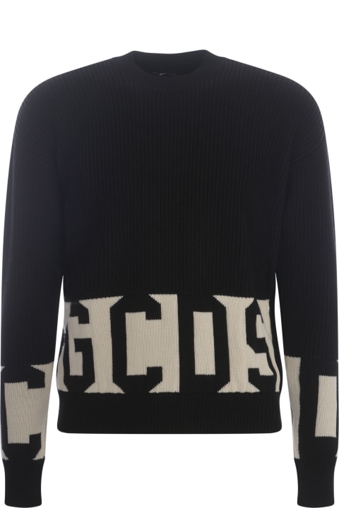 GCDS Sweaters for Men GCDS Sweater Gcds "low Band" In Wool Blend