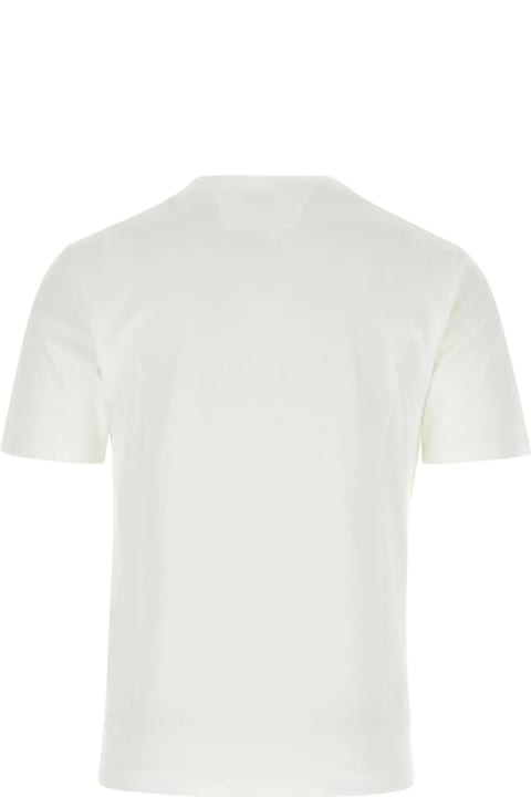 C.P. Company Topwear for Men C.P. Company White Cotton T-shirt