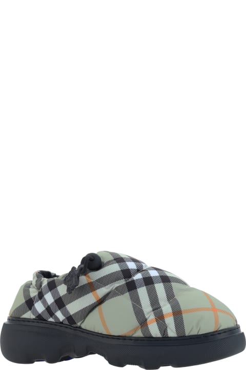 Homeware Burberry 'pillow' Light Green Polyamide Blend Slippers