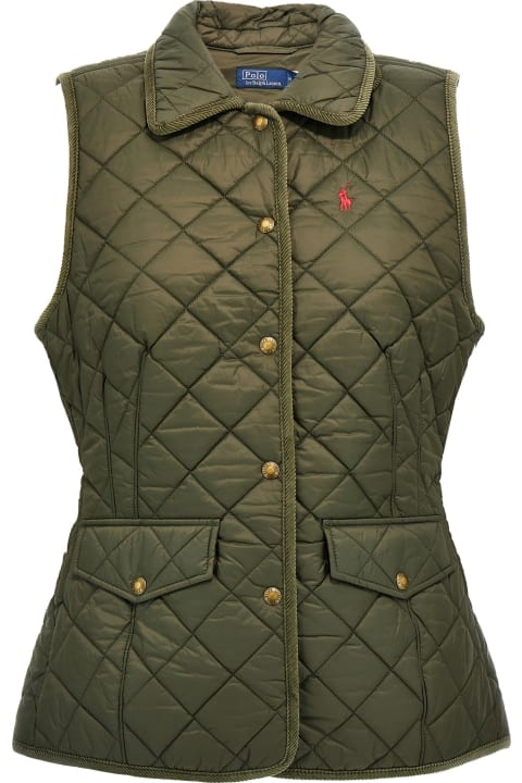 RH Vintage Embroidery Quilted Vestロンハーマン R.H.VINTAGE / ロンハーマンヴィンテージ | コットン 中綿