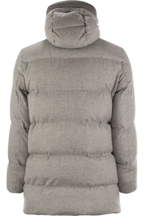 أدوات منزلية Herno Drawstring Padded Bomber Jacket