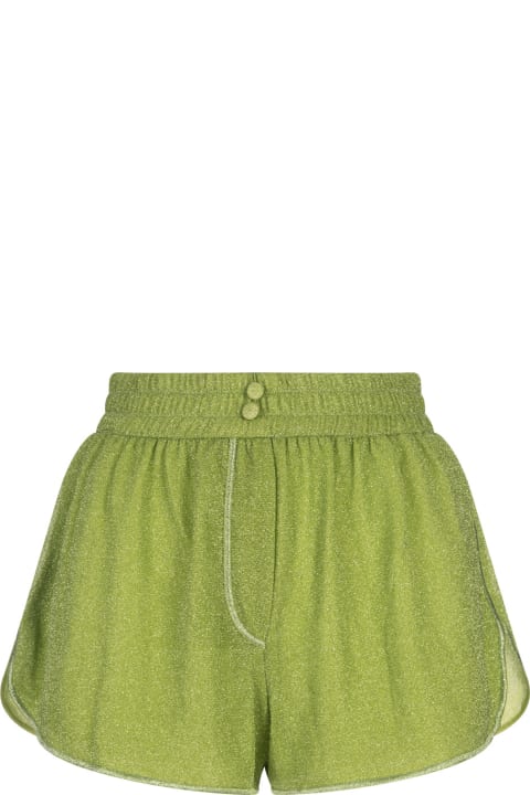 Oseree Pants & Shorts for Women Oseree Lime Lumiere Shorts