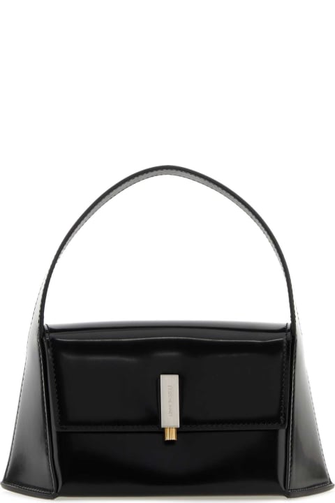 Ferragamo Bags for Women Ferragamo Black Leather Mini Prisma Handbag