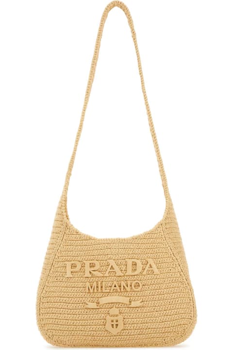 Prada for Women Prada Raffia Shoulder Bag
