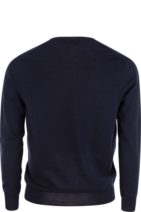 Polo Ralph Lauren Sweaters for Men Polo Ralph Lauren Logo Embroidered V-neck Jumper