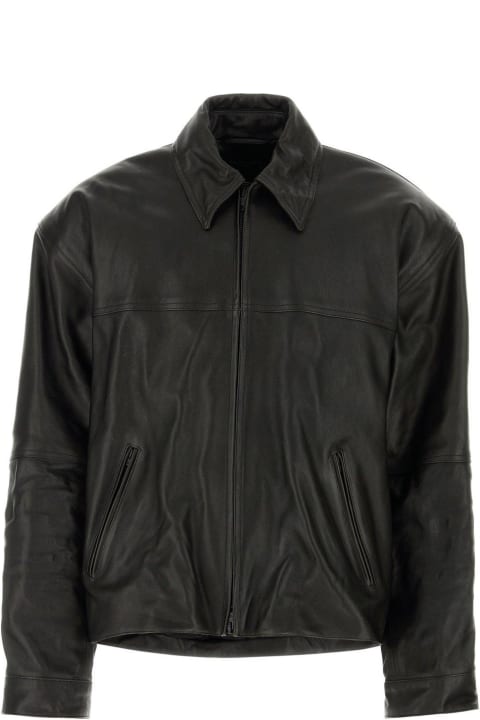 Balenciaga for Men Balenciaga Leather Oversize Jacket
