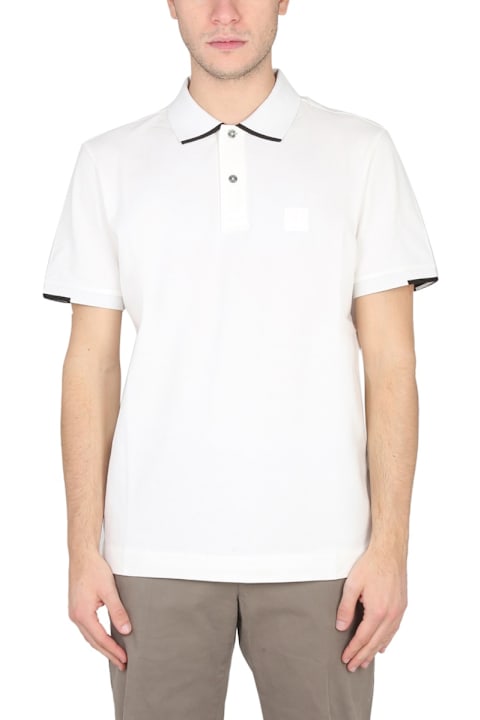 Topwear Sale for Men C.P. Company Polo With Logo Patch