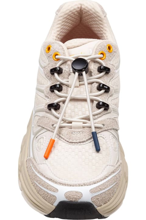 Barracuda لـ Kids Barracuda Round-one Sneakers In Fabric And Suede, White