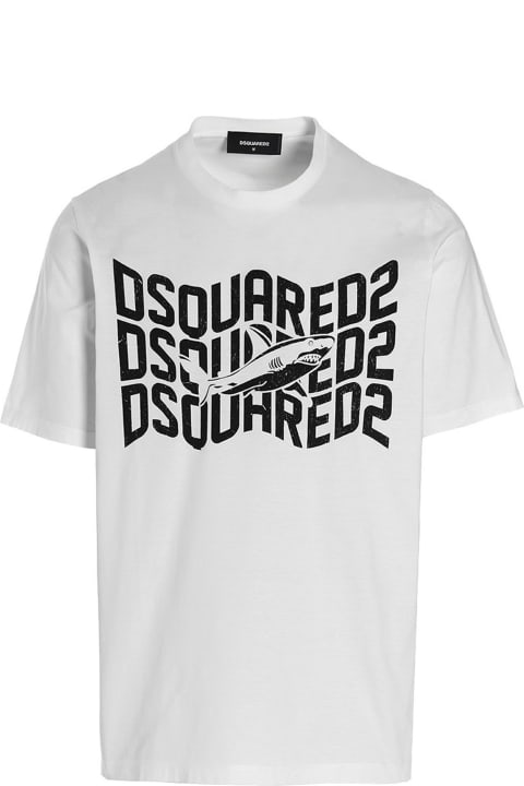 Dsquared2 for Men Dsquared2 T-shirt 'shark Slouch'
