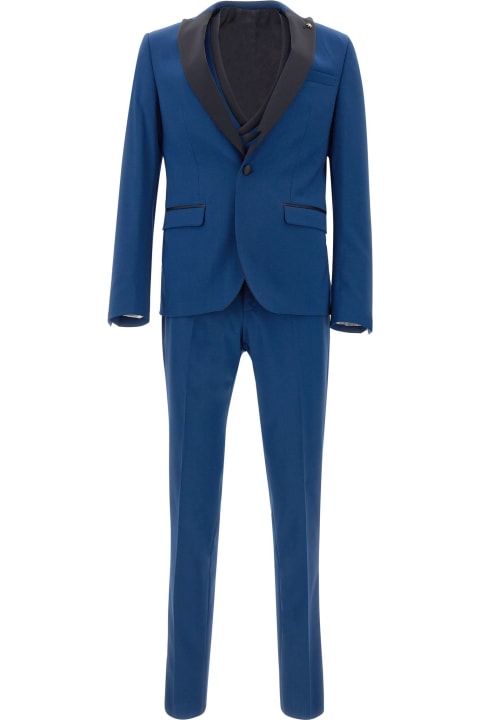 Manuel Ritz Suits for Men Manuel Ritz Three-piece Formal Suit