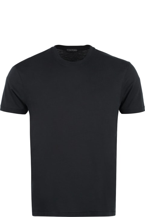 Topwear for Men Tom Ford Cotton Crew-neck T-shirt