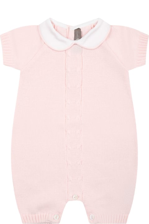 Little Bear Clothing for Baby Girls Little Bear Pink Romper For Baby Girl