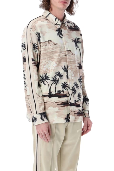 Palm Angels for Men Palm Angels All-over Hawaiian Print Shirt