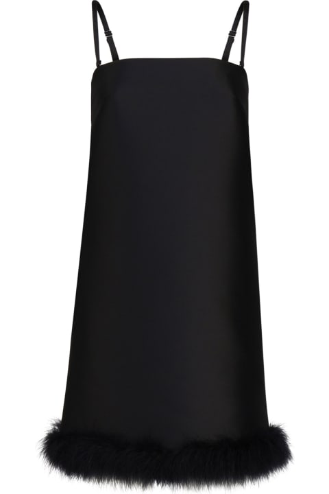 Homeware SportMax Straight Mini Dress With Feather Insert