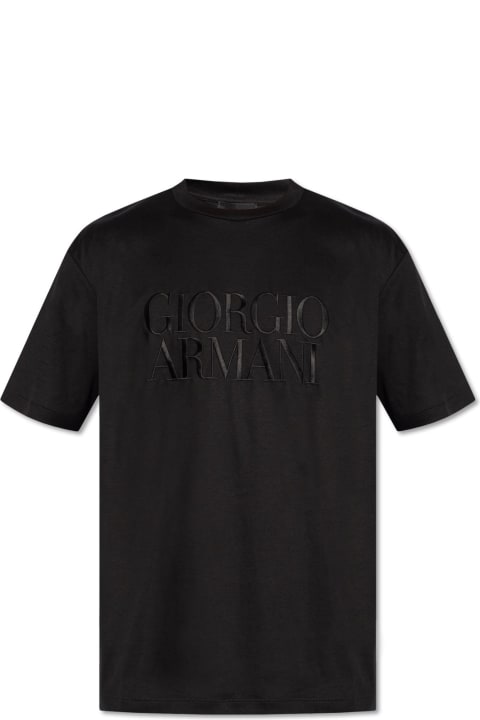 Giorgio Armani Men Giorgio Armani Giorgio Armani T-shirt With Logo