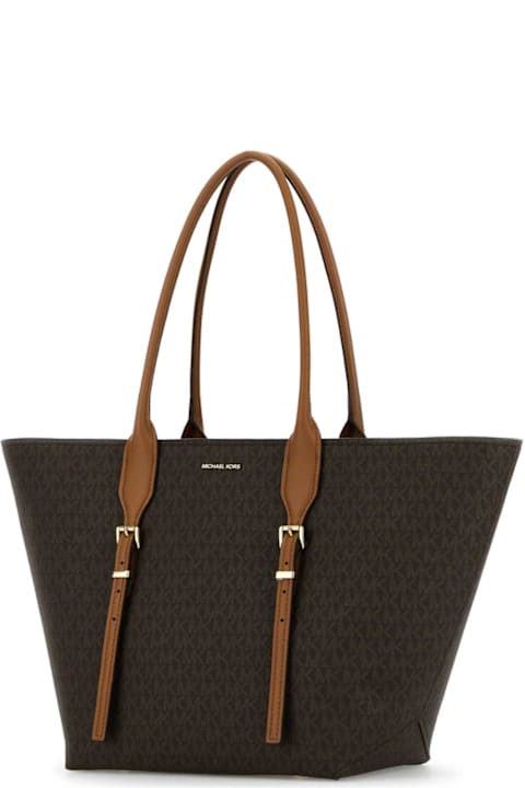 أدوات منزلية Michael Kors Printed Canvas Moore Shopping Bag