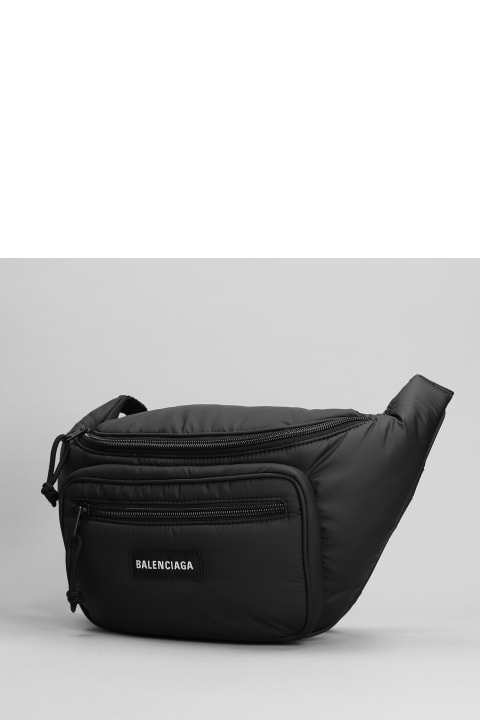 Pa Pu Waist Bag In Black Polyamide