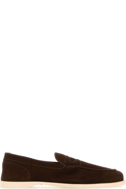 John Lobb Loafers & Boat Shoes Sale for Men John Lobb Chocolate Suede Pace Loafers