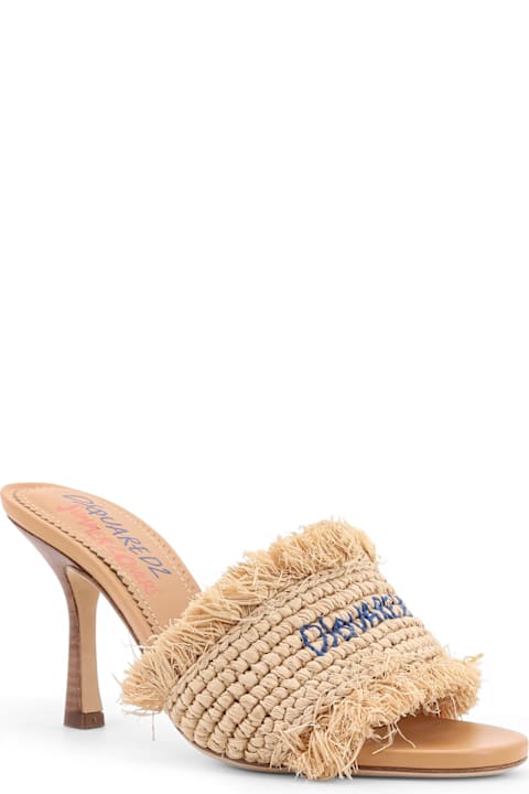 Dsquared2 Shoes for Women Dsquared2 Dsquared2 Summer Lovers Rafia Sandals