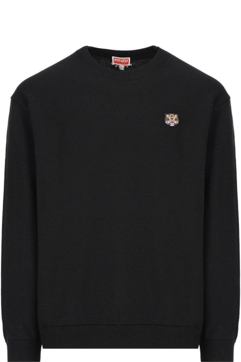 Kenzo Fleeces & Tracksuits for Women Kenzo Lucky Tiger Embroidered Knit Jumper