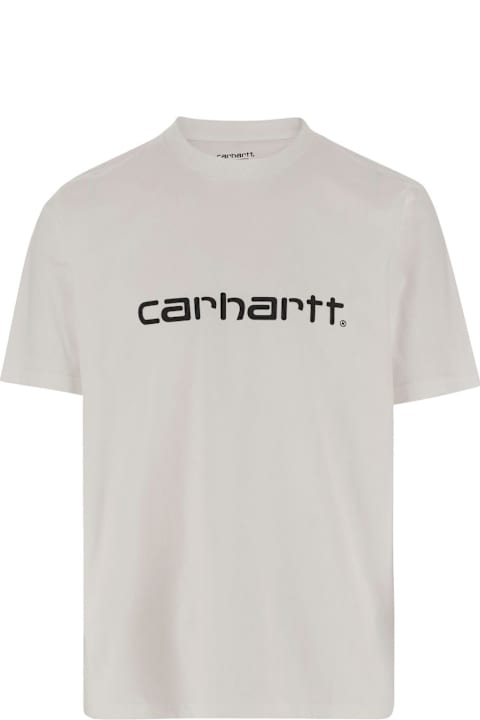 Carhartt WIP لـ Kids Carhartt WIP Logo Cotton T-shirt